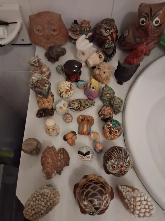 Lote de Buhos Decorativos