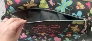 Mochila infantil mariposas y flores