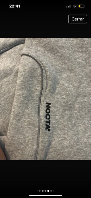 Sudadera Nike x Nocta Gris