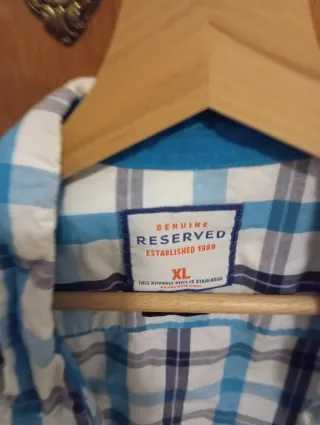Camisa cuadros Reserved Slim Fit XL