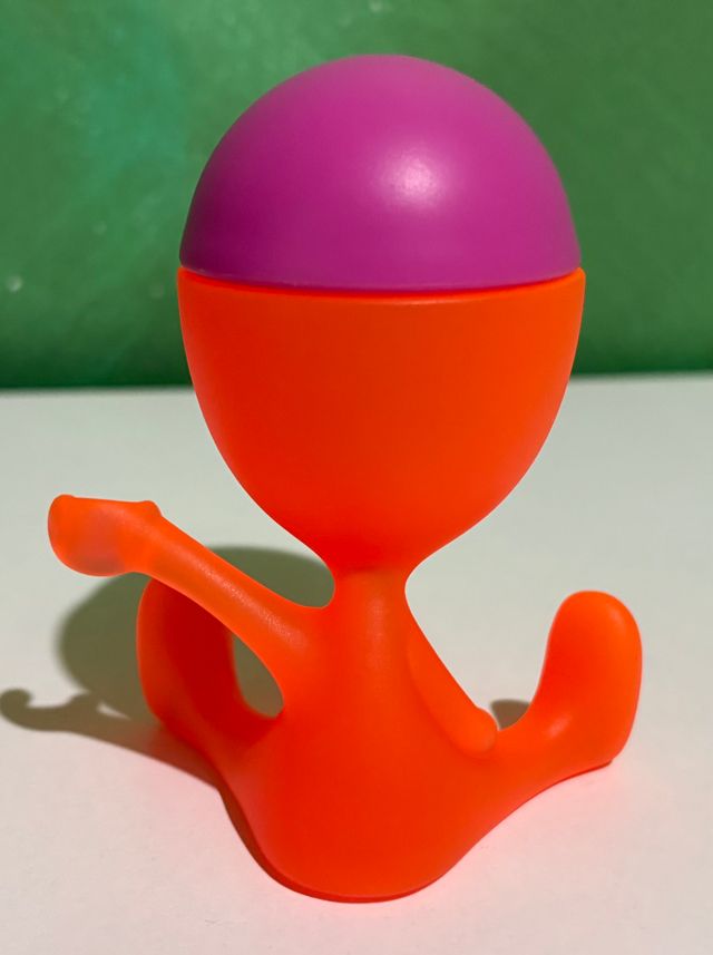 Portauovo/spargisale Alessi Arancione Viola