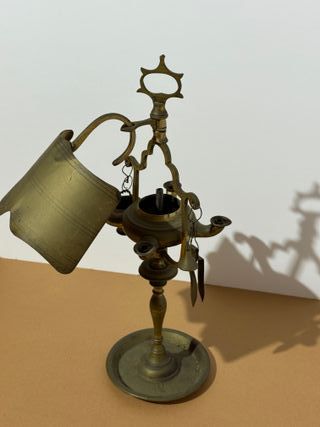 Lámpara de Aceite Vintage Bronce