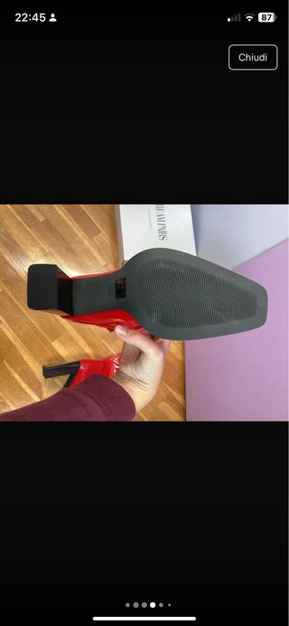 Stivaletti Rossi Tacco Alto