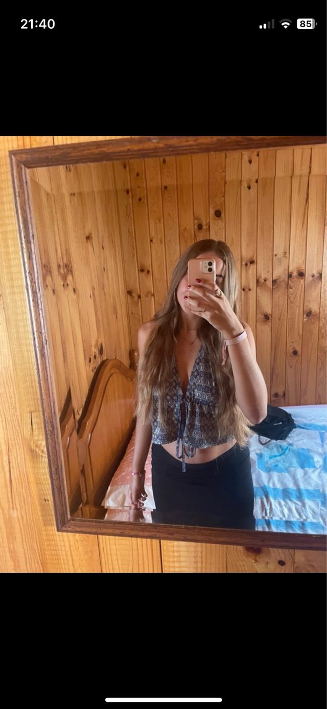 Top escote espalda abierta