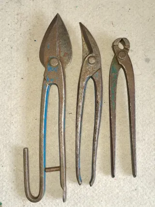 Kit tijeras cortar chapa y tenazas