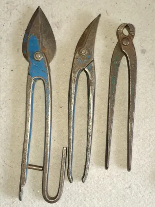 Kit tijeras cortar chapa y tenazas