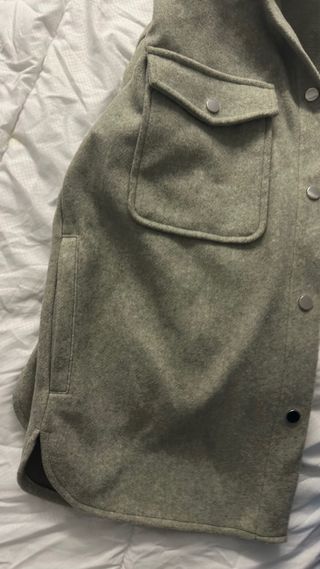 Camisa Zara Verde Talla M