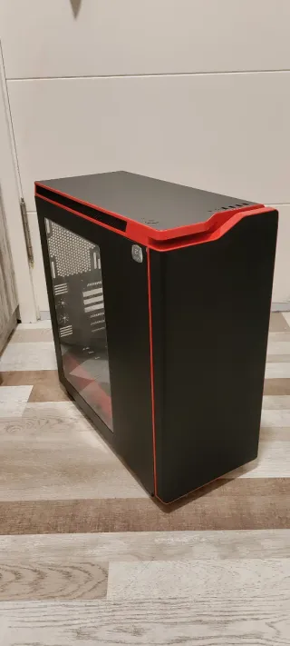 Caja PC NZXT N440 Negra y Roja