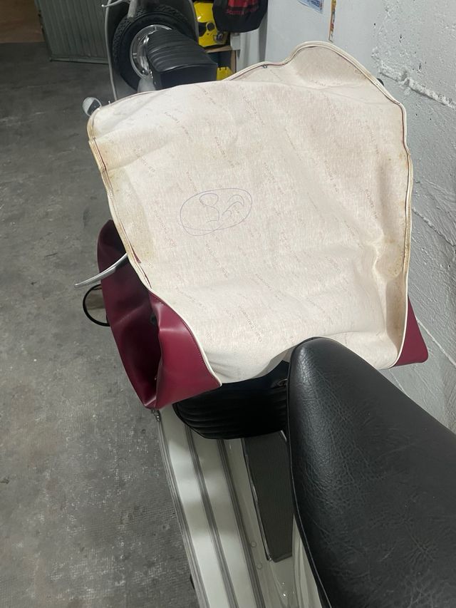 Manta de época Vespa y Lambretta