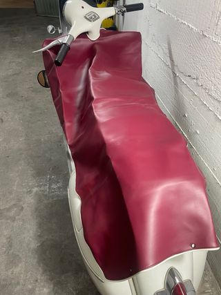Manta de época Vespa y Lambretta