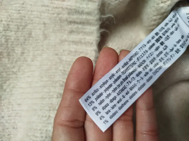 Jersey Zara Beige Talla M