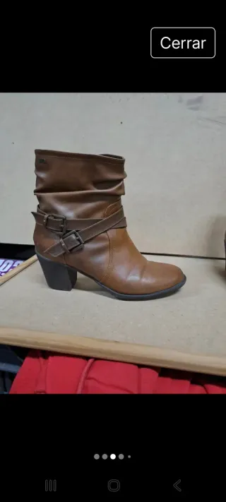 Botines Mustang Marrón Mujer Talla 41