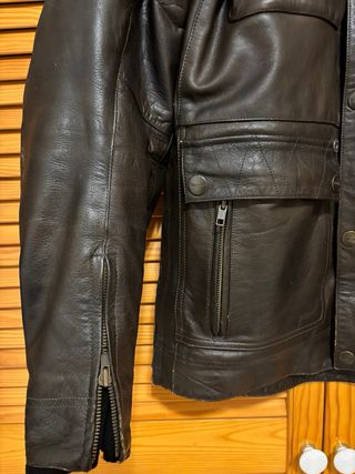 Chaqueta de Piel Triumph Marrón