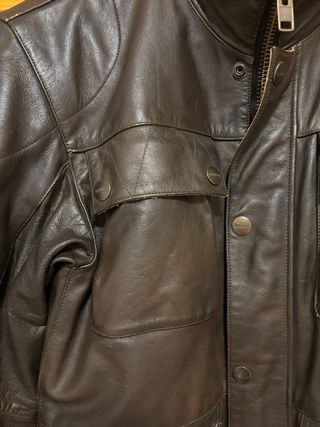 Chaqueta de Piel Triumph Marrón