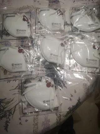 7 Mascarillas Wurth FFP2