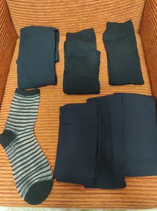 Lote Pantis Talla S Negros y Azules