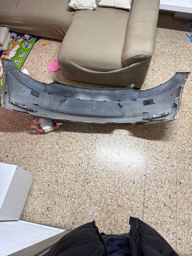 Paragolpes trasero blanco VW Scirocco