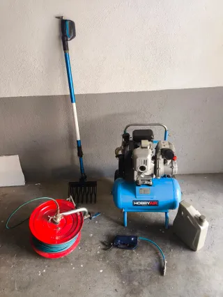 Compresor Gasolina + Peine Olivos