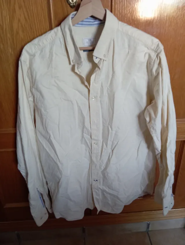 Camisa Easy Wear Hombre Talla XL Amarilla