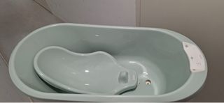 Bañera infantil con reductor para recién nacido