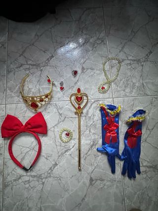 Disfraz Princesa Azul y Rojo