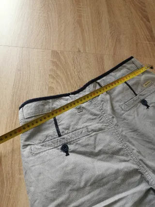 Massimo Dutti Shorts Beige Rayas