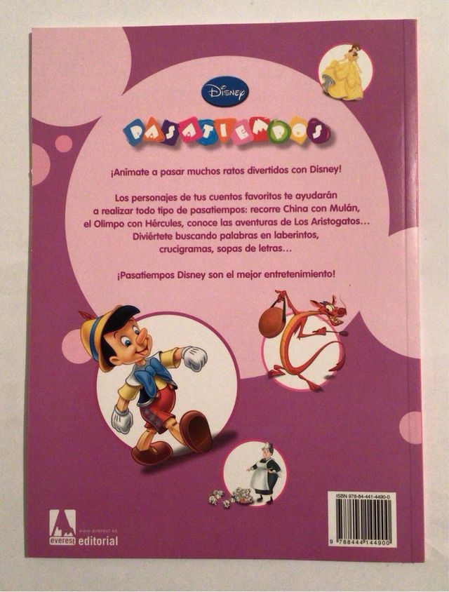 Pasatiempos Disney. 5/6 años