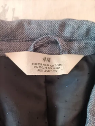 Americana niño azul talla 10