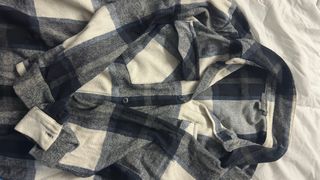 Camisa de cuadros Primark azul y blanco