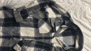 Camisa de cuadros Primark azul y blanco