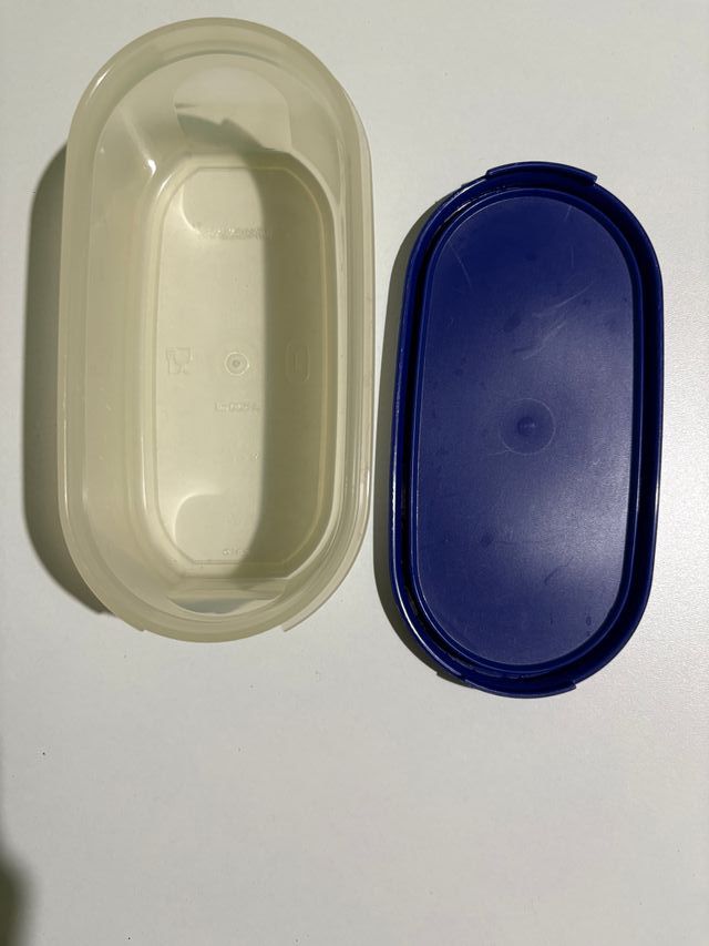 Barattolo ermetico Tupperware blu