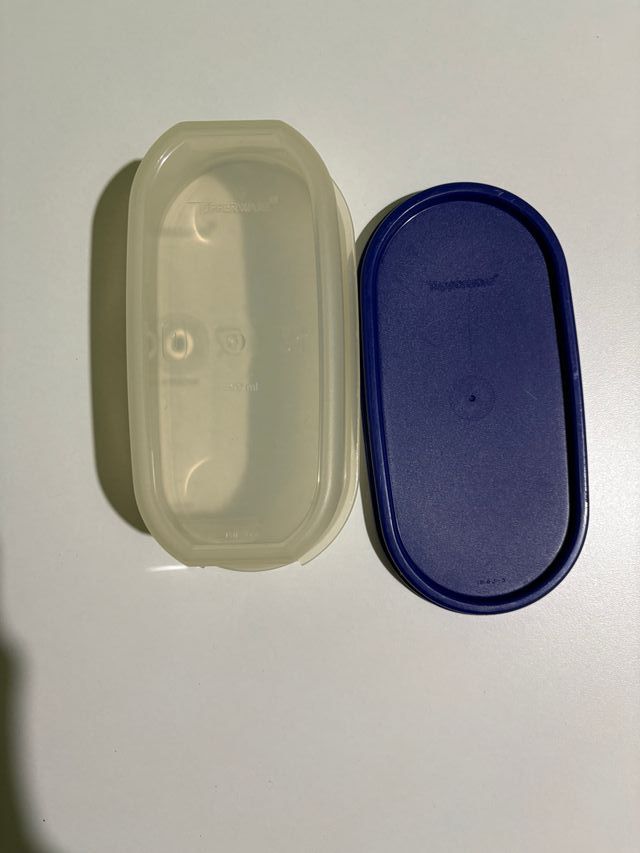 Barattolo ermetico Tupperware blu