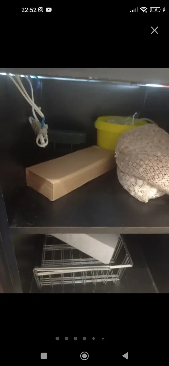 Mesa Acuario Acero Inoxidable y Madera