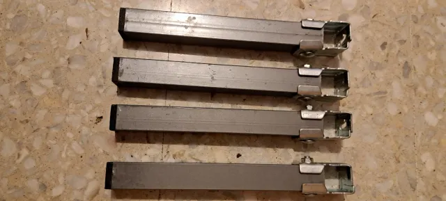 Patas para cama metálicas (4 unidades)