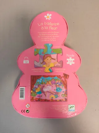 Puzzle Djeco Bailarina Flor 36 piezas
