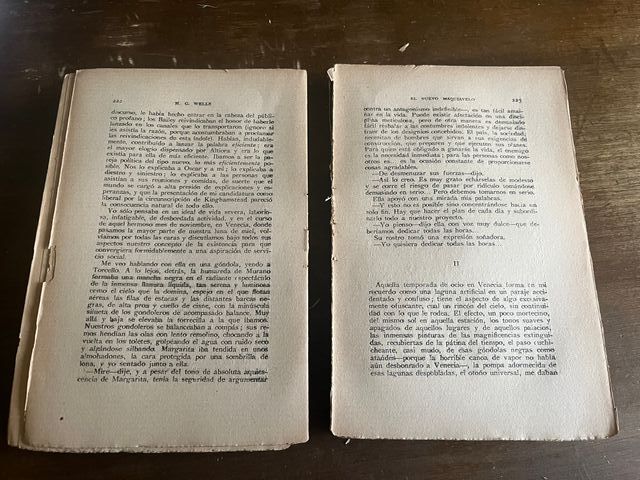El Nuevo Maquiavelo - H.G. Wells - Observad fotos