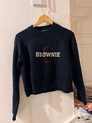 Jersey niña Brownie azul marino