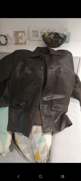 Giacca in pelle Versace Vintage Taglia M