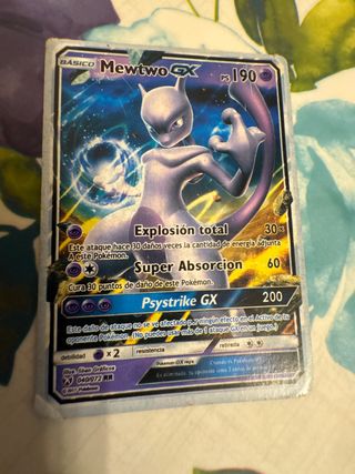 Carta Pokémon Mewtwo GX 040/072 RR