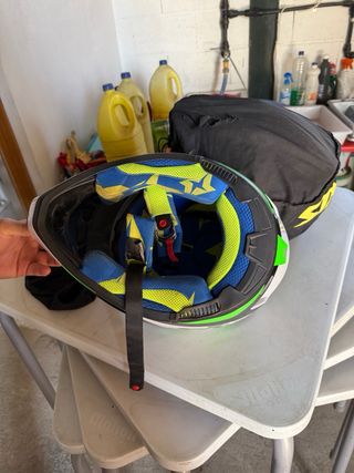 Casco Enduro AXXIS RAID Blanco/Verde 