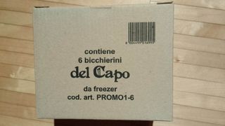 6 Bicchieri Amaro del Capo Vintage