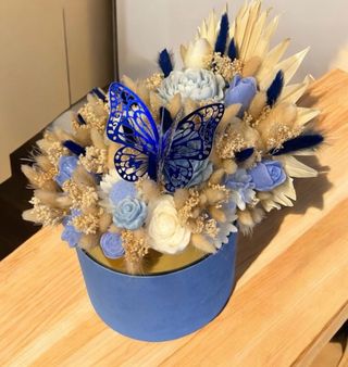 Profumatore Cera di Soia con Farfalla Blu