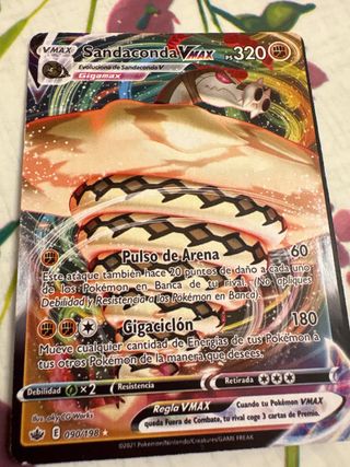 Carta Pokémon Sandaconda VMAX 090/198