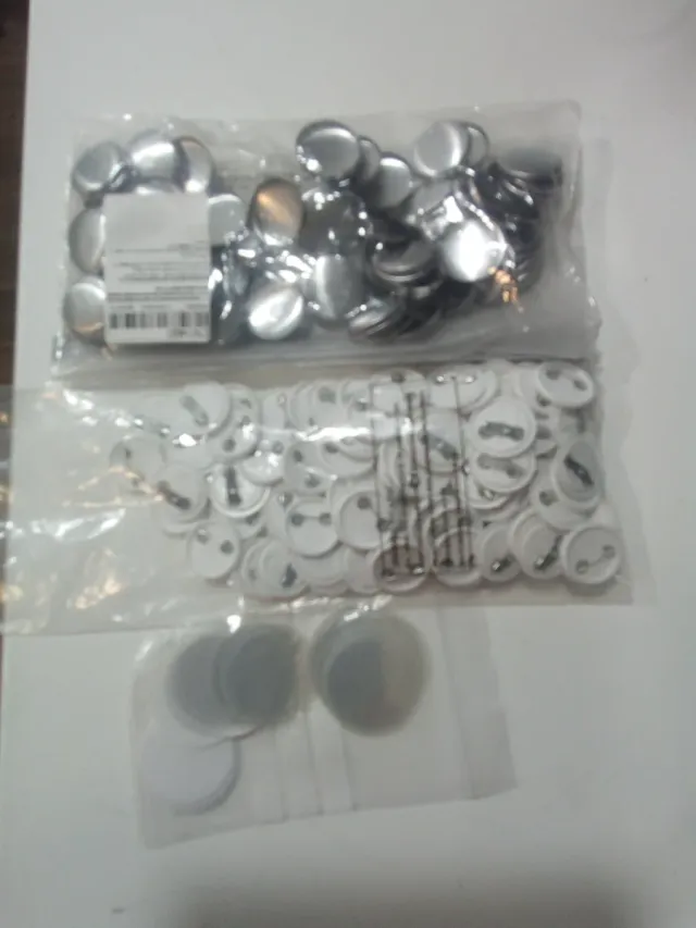 Lote 100 Chapas Vevor 25mm