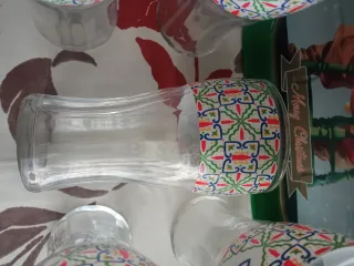 Coca-Cola 6 bicchieri + vassoio vintage