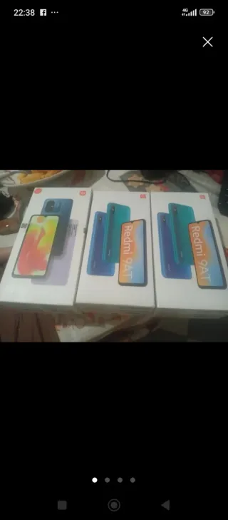 Cajas Xiaomi Redmi 9AT (3 unidades)