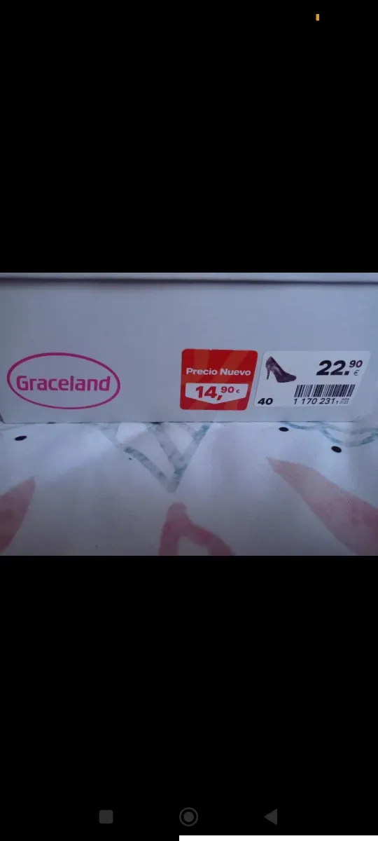 Zapatos de tacón Graceland de ante negro talla 40