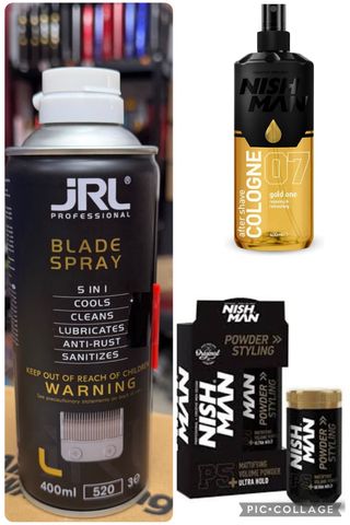 Pack Barbería Nish Man: Colonia y Polvos