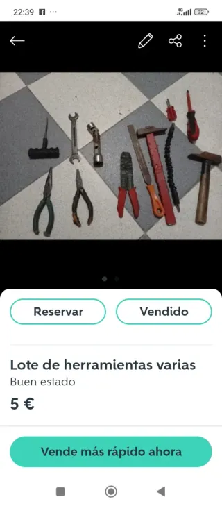 Lote de herramientas varias