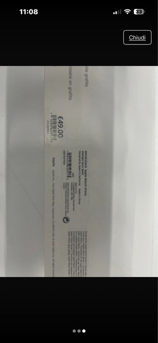 Cinturón Apple Watch 38/40mm